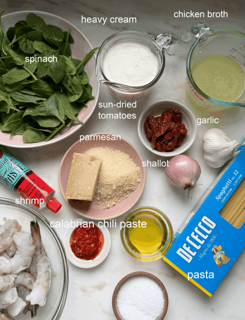 Calabrian Chili Shrimp Pasta
