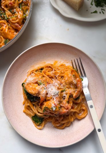 Calabrian Chili Shrimp Pasta